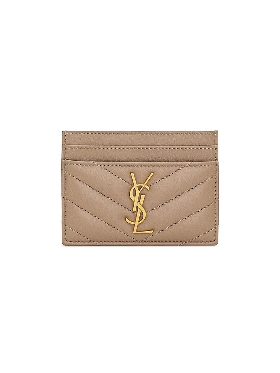 Saint Laurent Cassandre Matelasse Card Case Product Image
