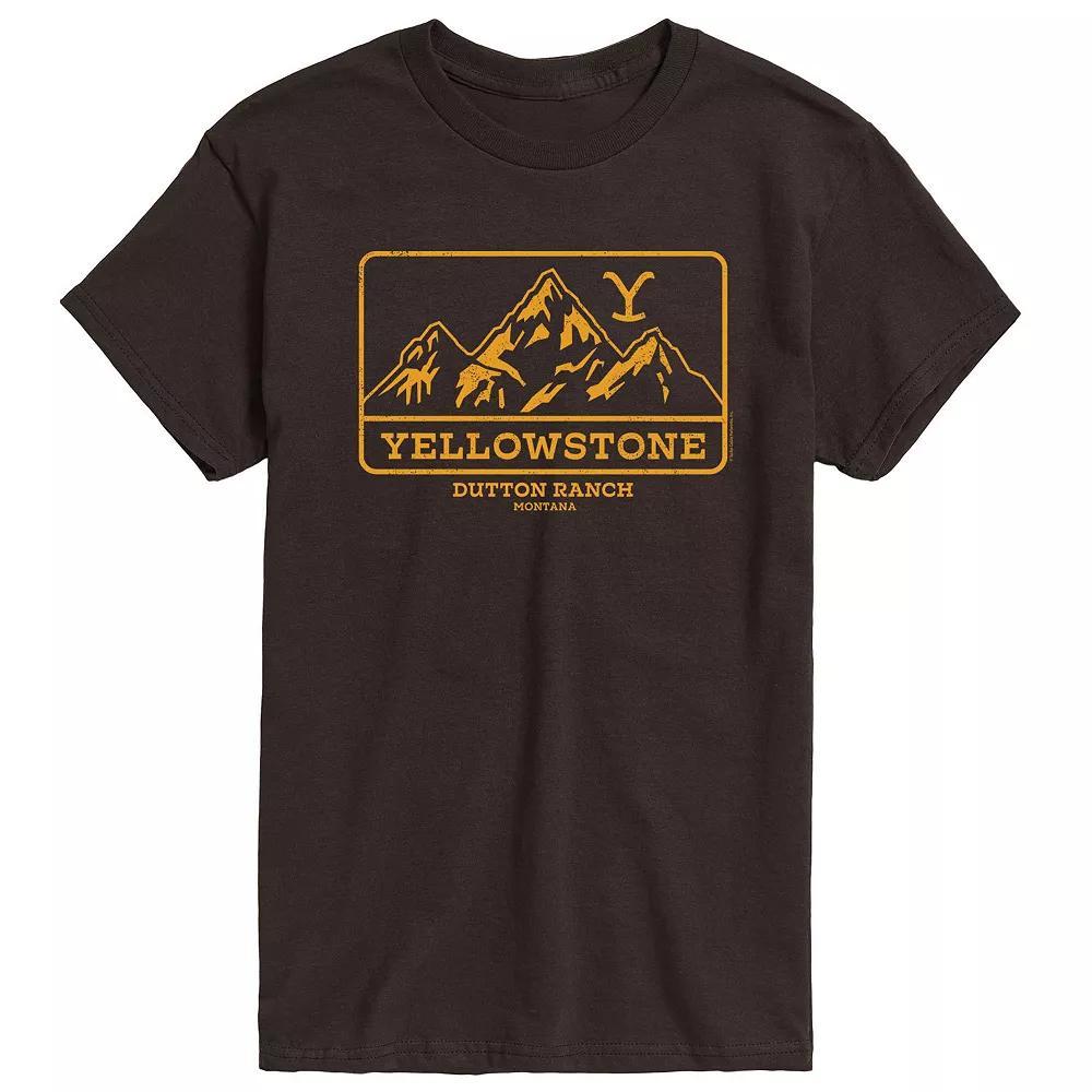 Men's Yellowstone Outdoor Scene Tee, Size: XXL, Dark Brown Product Image