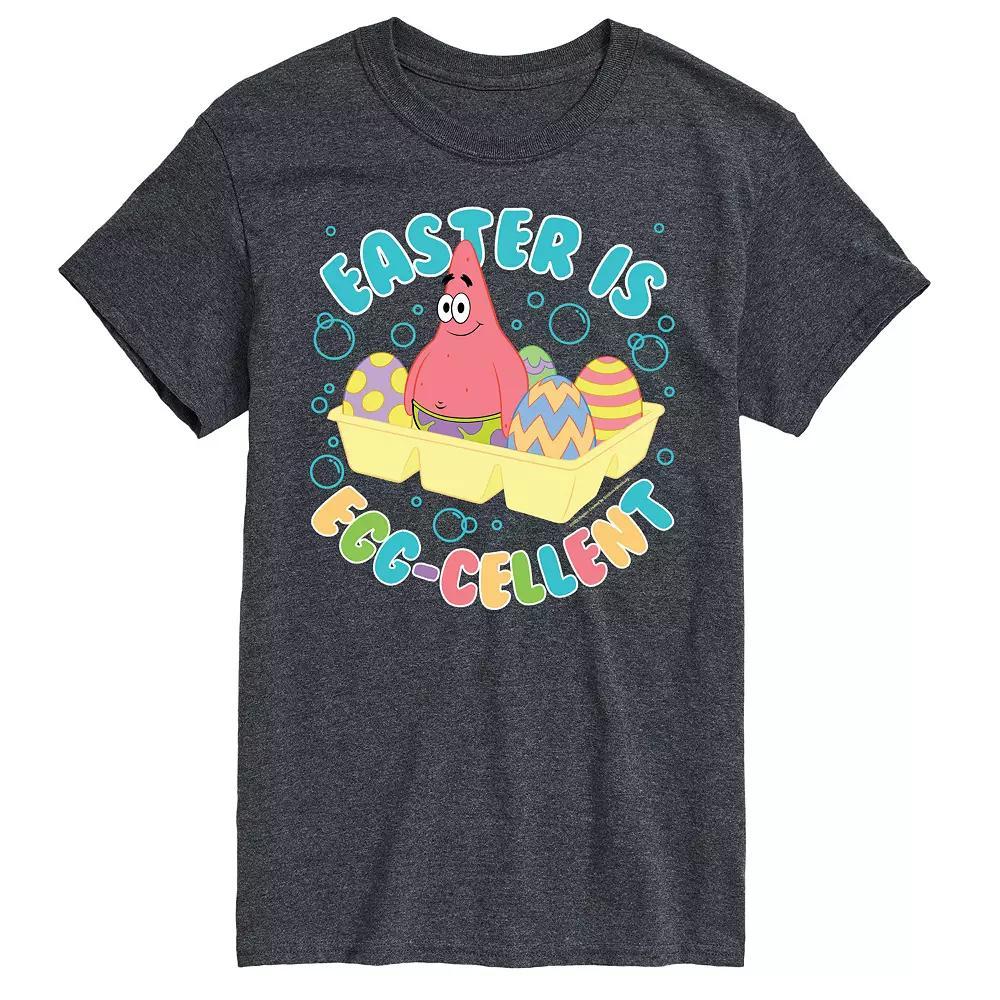 Big & Tall Nickelodeon Spongebob Squarepants Easter Egg-Celent Graphic Tee, Mens Product Image