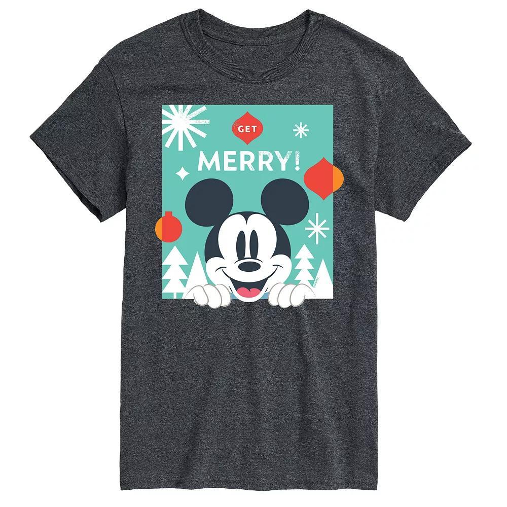 Disneys Big & Tall Get Merry Graphic Tee, Mens Product Image