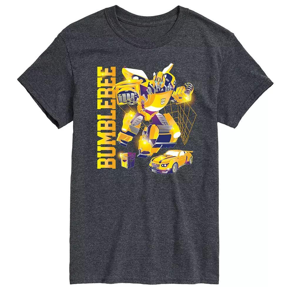 Men's Transformers Bumblebee Tee, Size: XL, Heather Grey Product Image