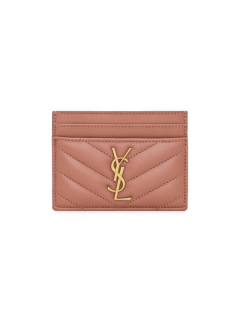Saint Laurent Cassandre Matelasse Card Case Product Image