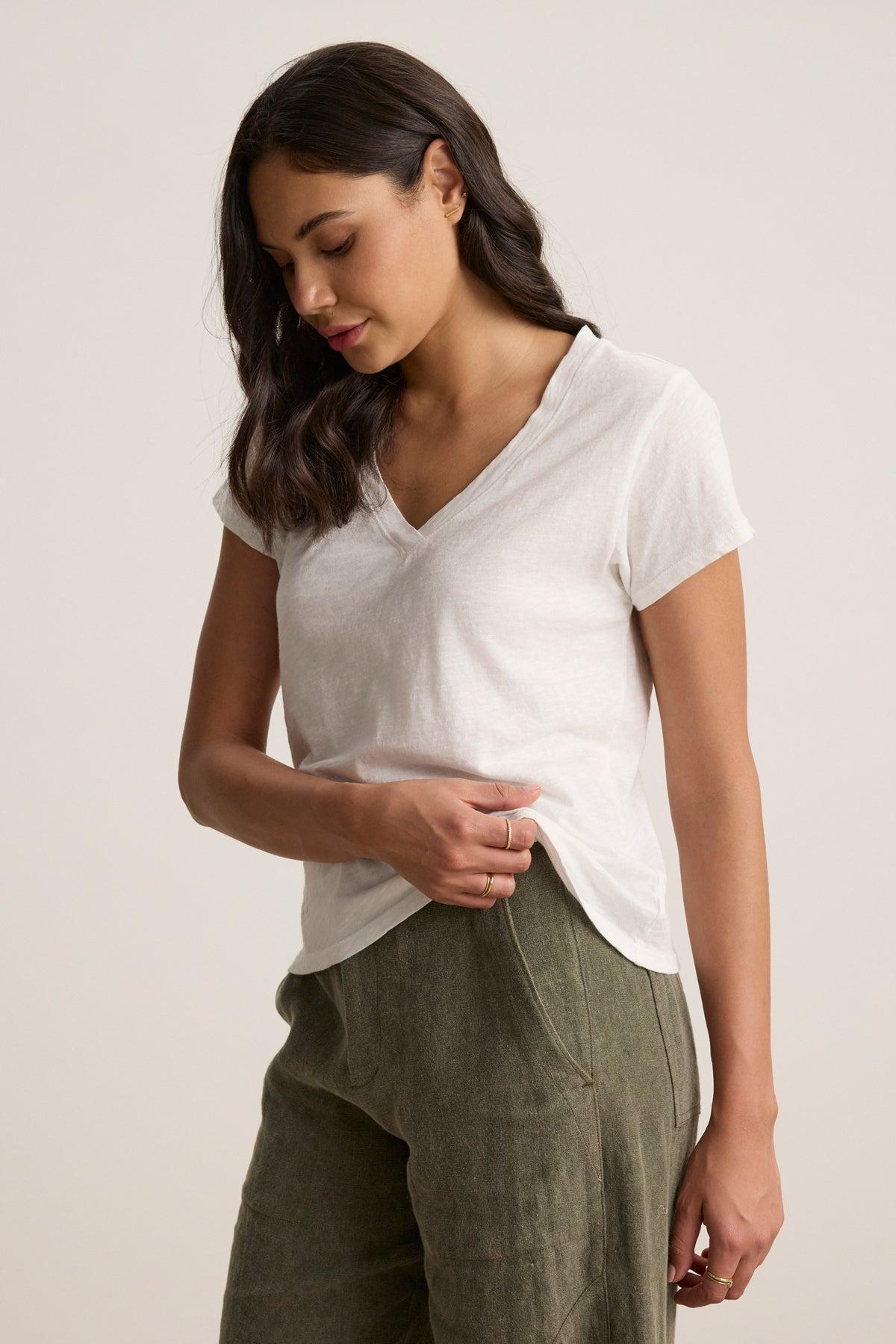 Eli Classic V-Neck Tee Product Image