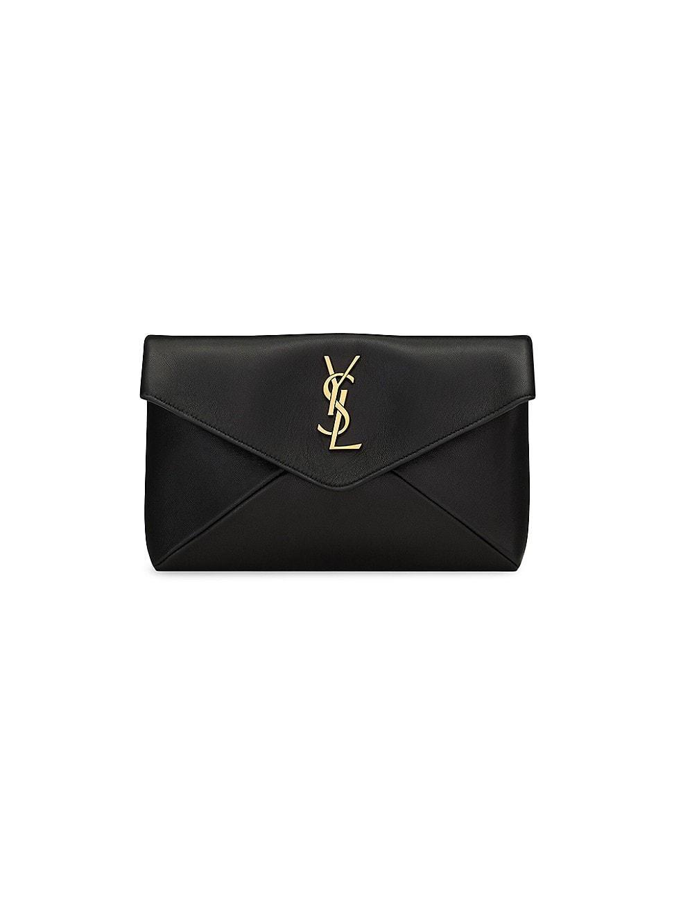 Saint Laurent Cassandre Small Envelope Pouch in Lambskin Product Image