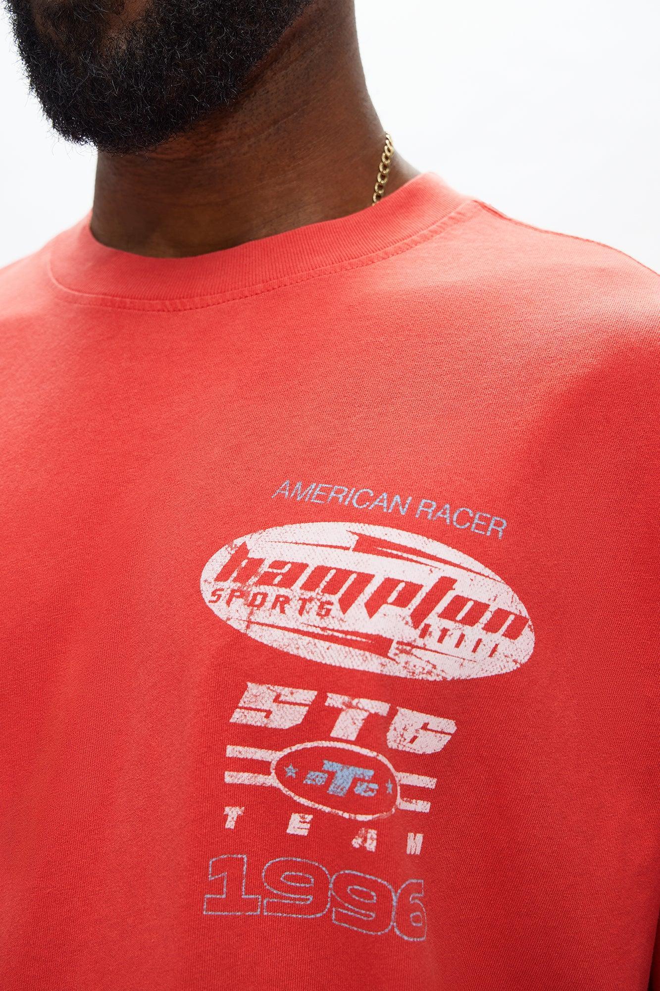 Hampton Sports Oversized Short Sleeve Tee - Red Product Image