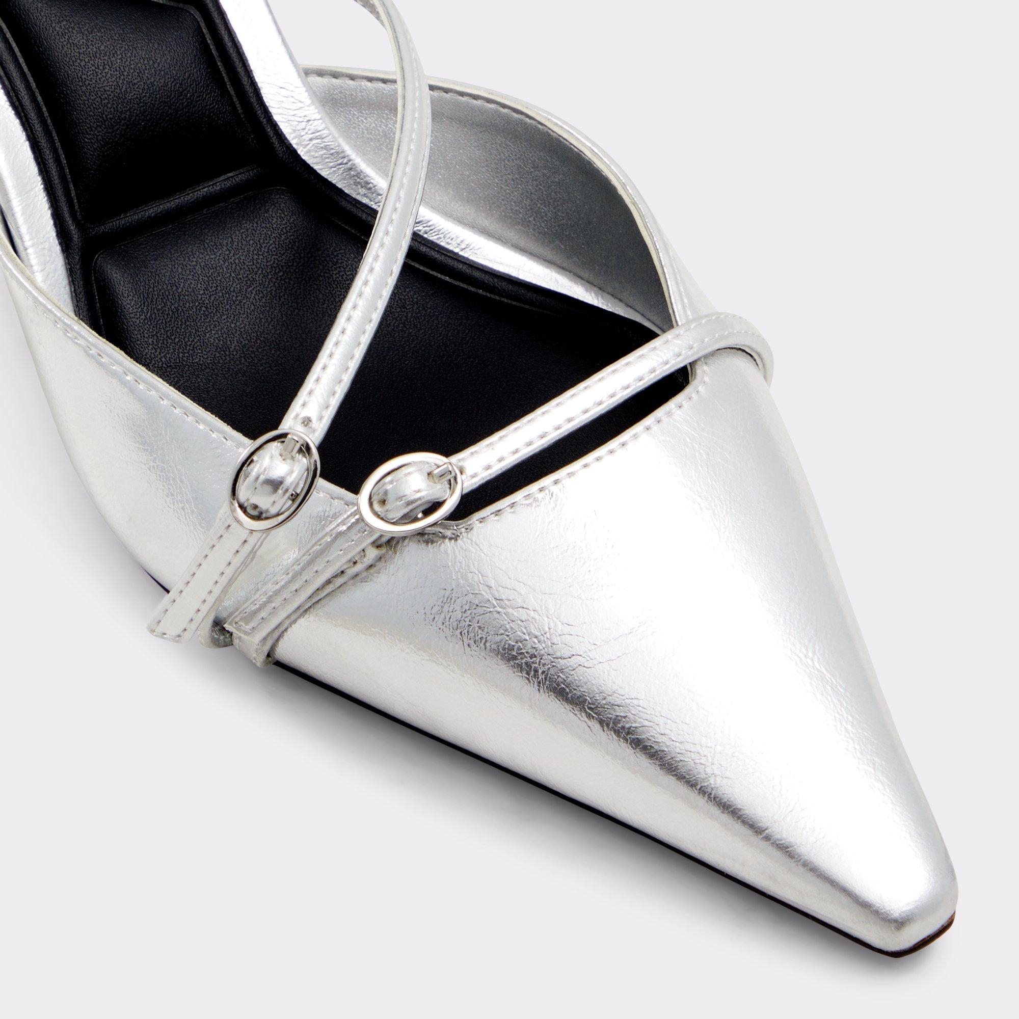 Marietta Silver Women's Slingbacks | ALDO US Product Image