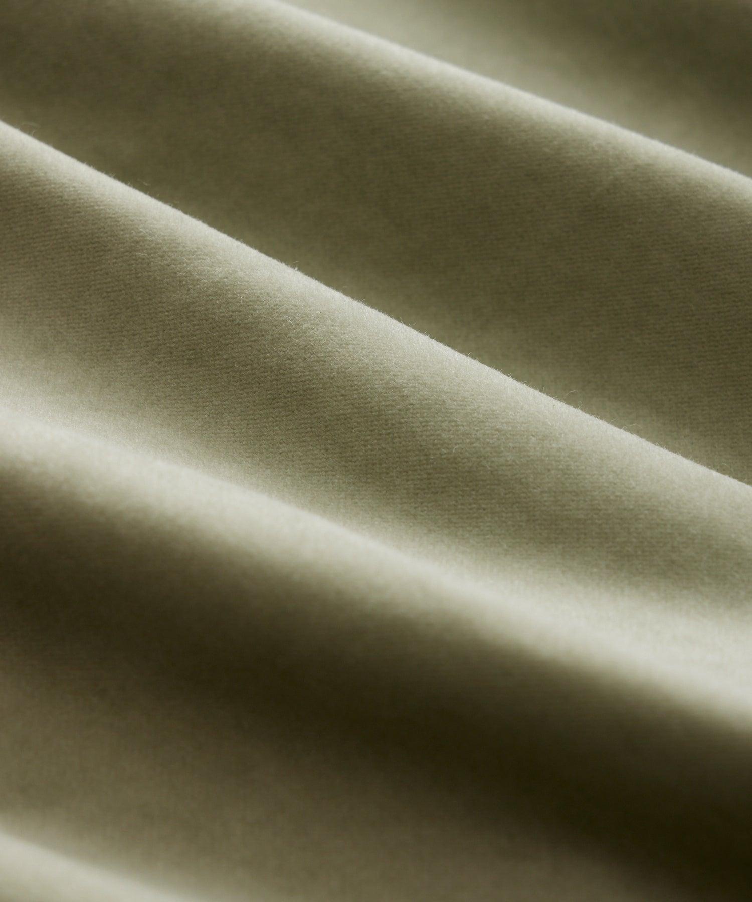 Italian Velvet Overshirt in Dove Grey Product Image