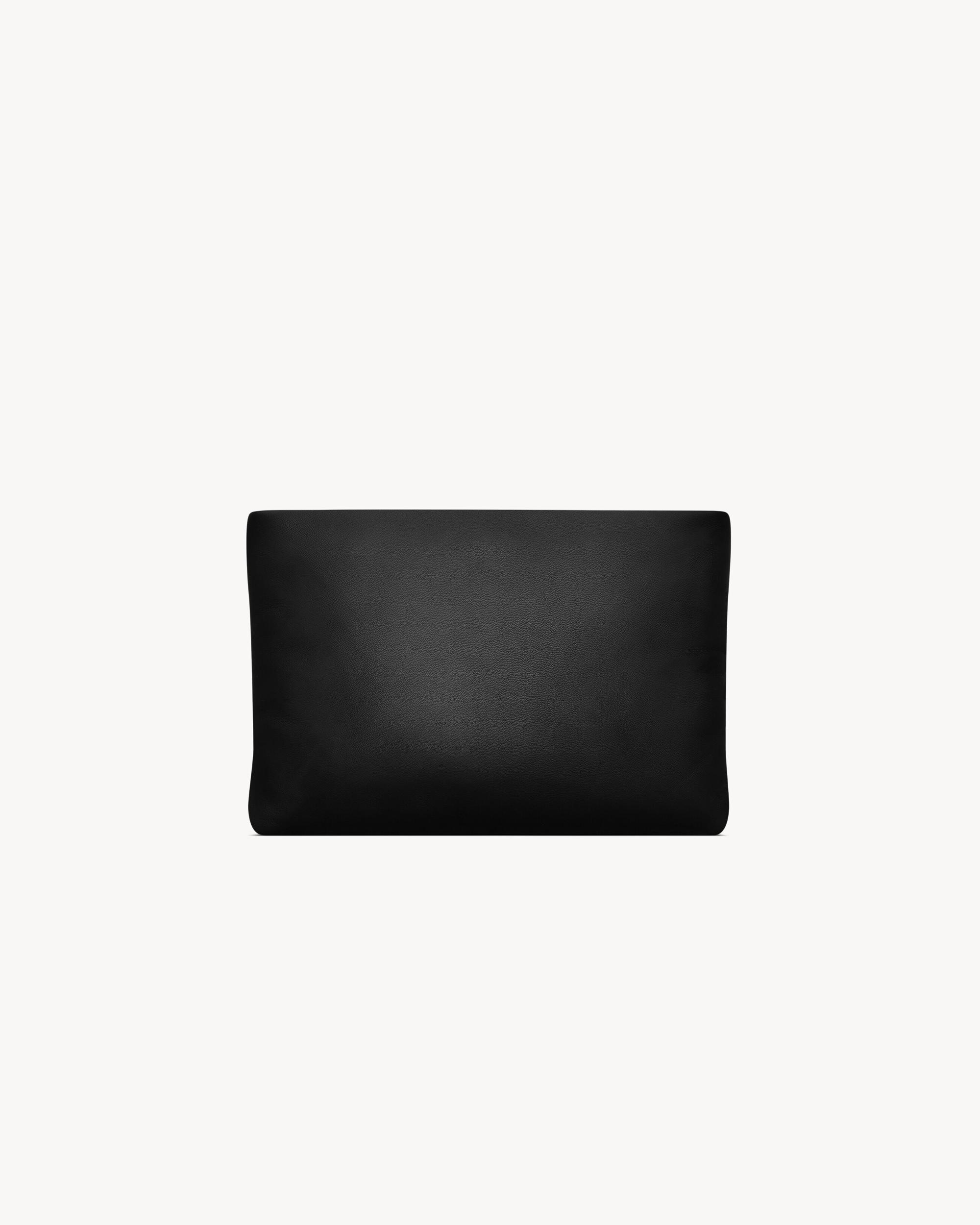 SAINT LAURENT small puffy pouch in lambskin Product Image