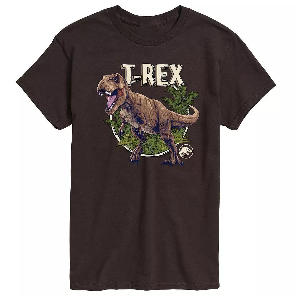 Mens Jurassic World Tyrannosaurus Rex Graphic Tee Blue Product Image