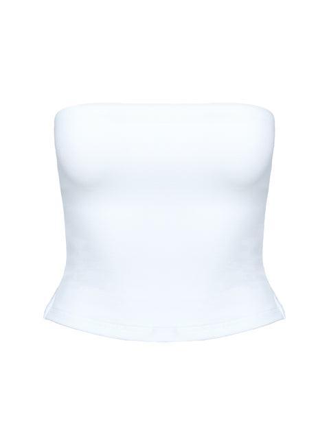 Aurorah Strapless Top White Product Image