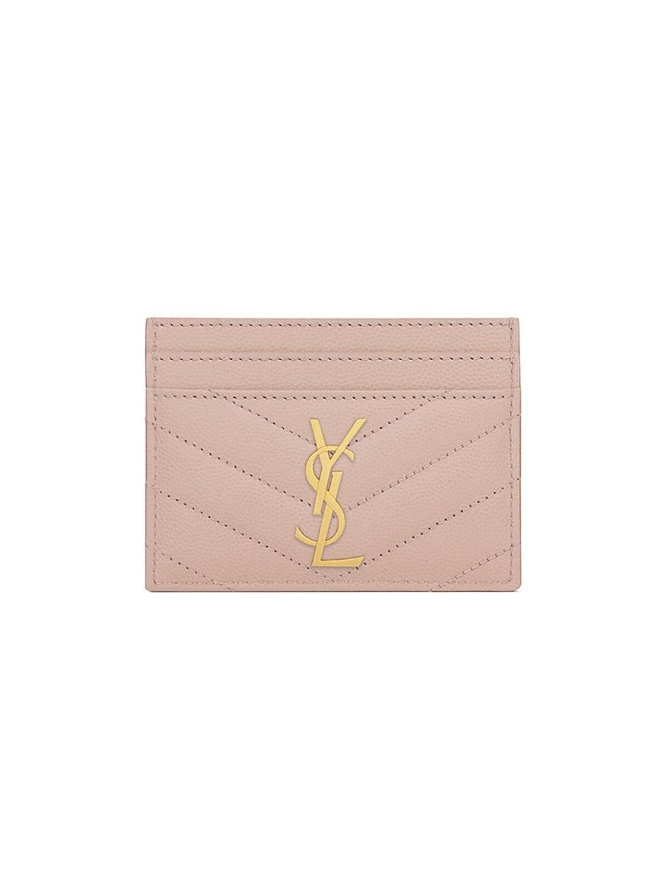 Saint Laurent Cassandre Matelasse Card Case Product Image