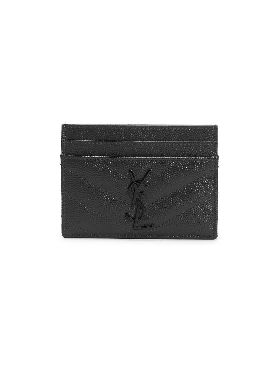 Saint Laurent Cassandre Matelasse Card Case Product Image
