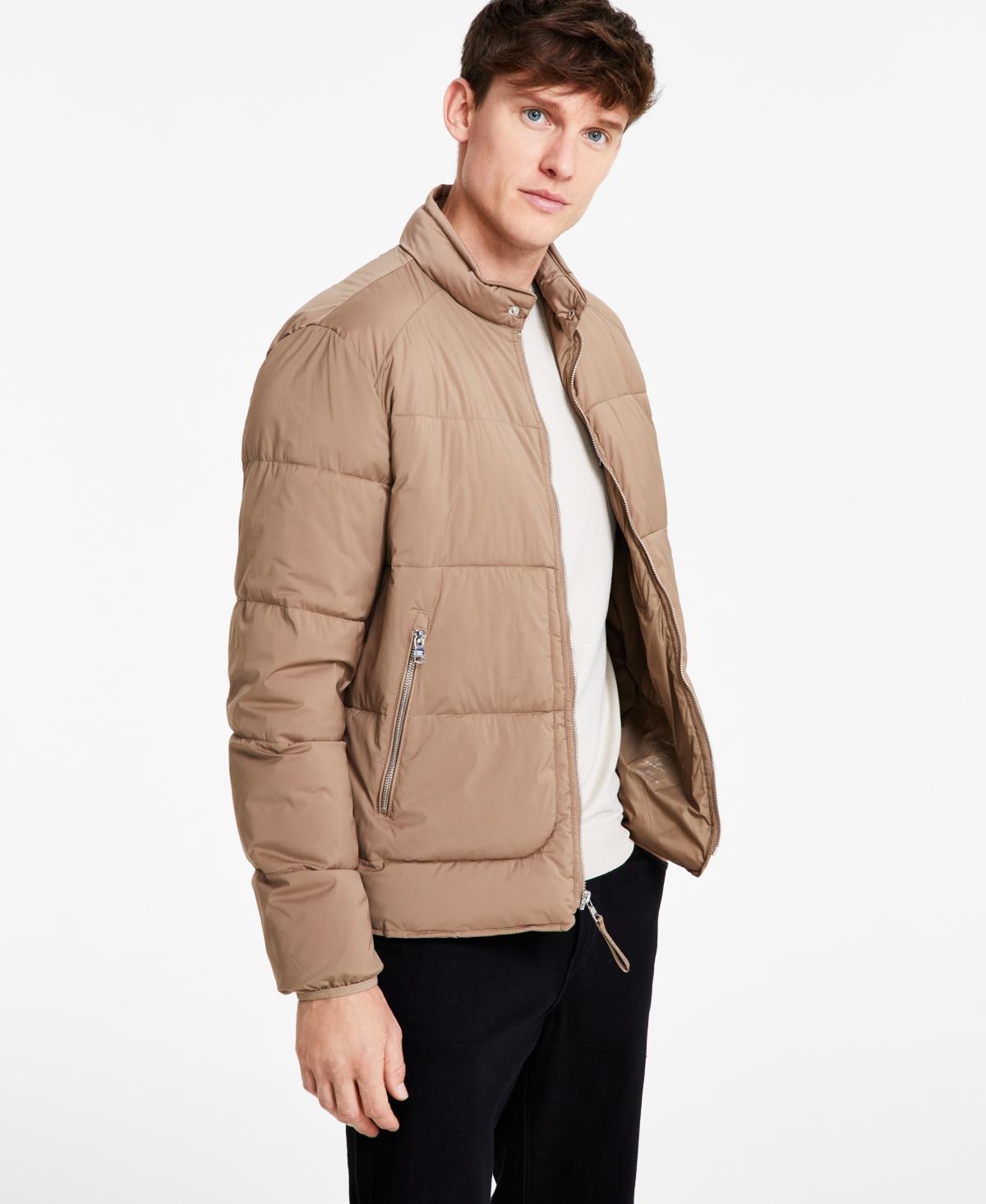Calvin Klein Mens Stretch Medium Weight Moto Jacket Product Image