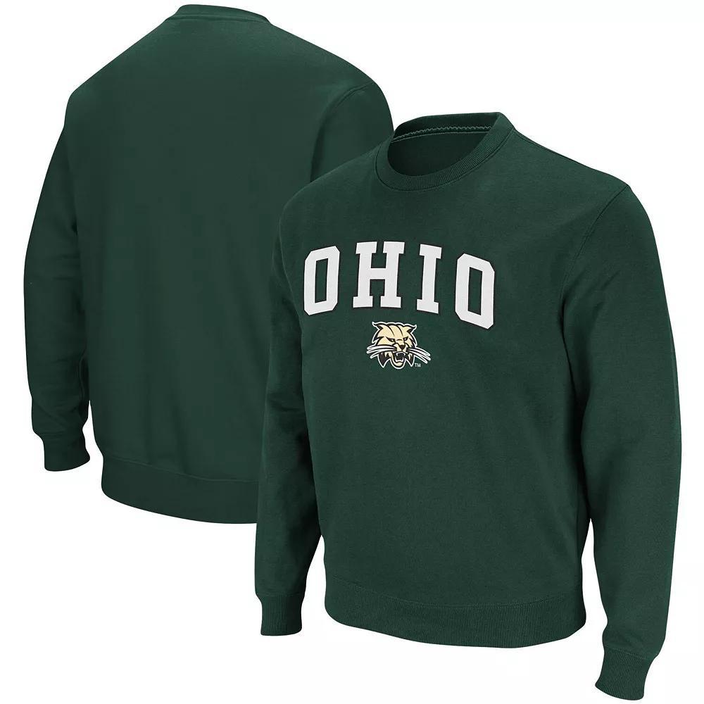 Men's Colosseum Charcoal Minnesota Golden Gophers Arch & Logo Crew Neck Sweatshirt, Size: Small Product Image