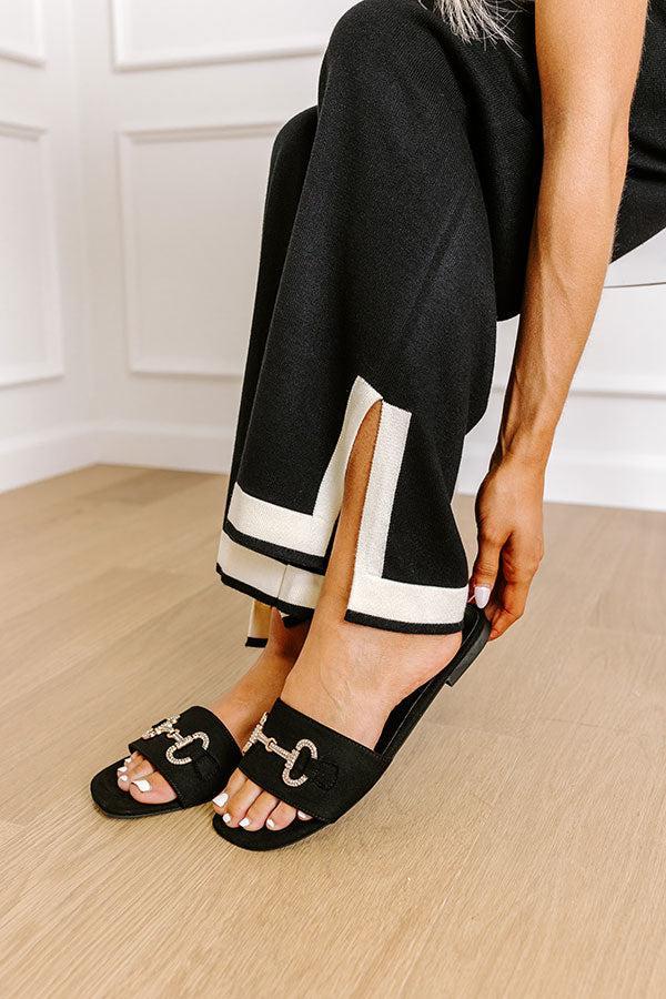 The Cecilia Sandal in Black Product Image