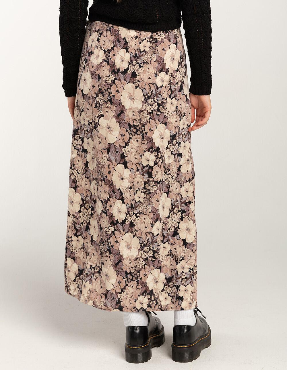 FULL TILT Low Rise Womens Maxi Skirt - BLACK COMBO Product Image
