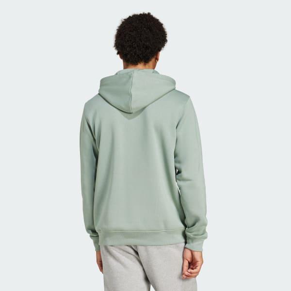adidas Trefoil Essentials Hoodie Wonder White M Mens Product Image