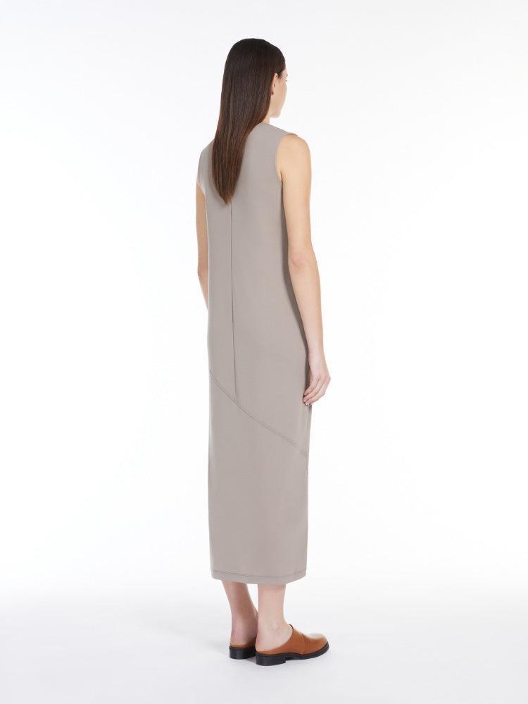 Max Mara Fluid Jersey Dress in Turtledove Product Image