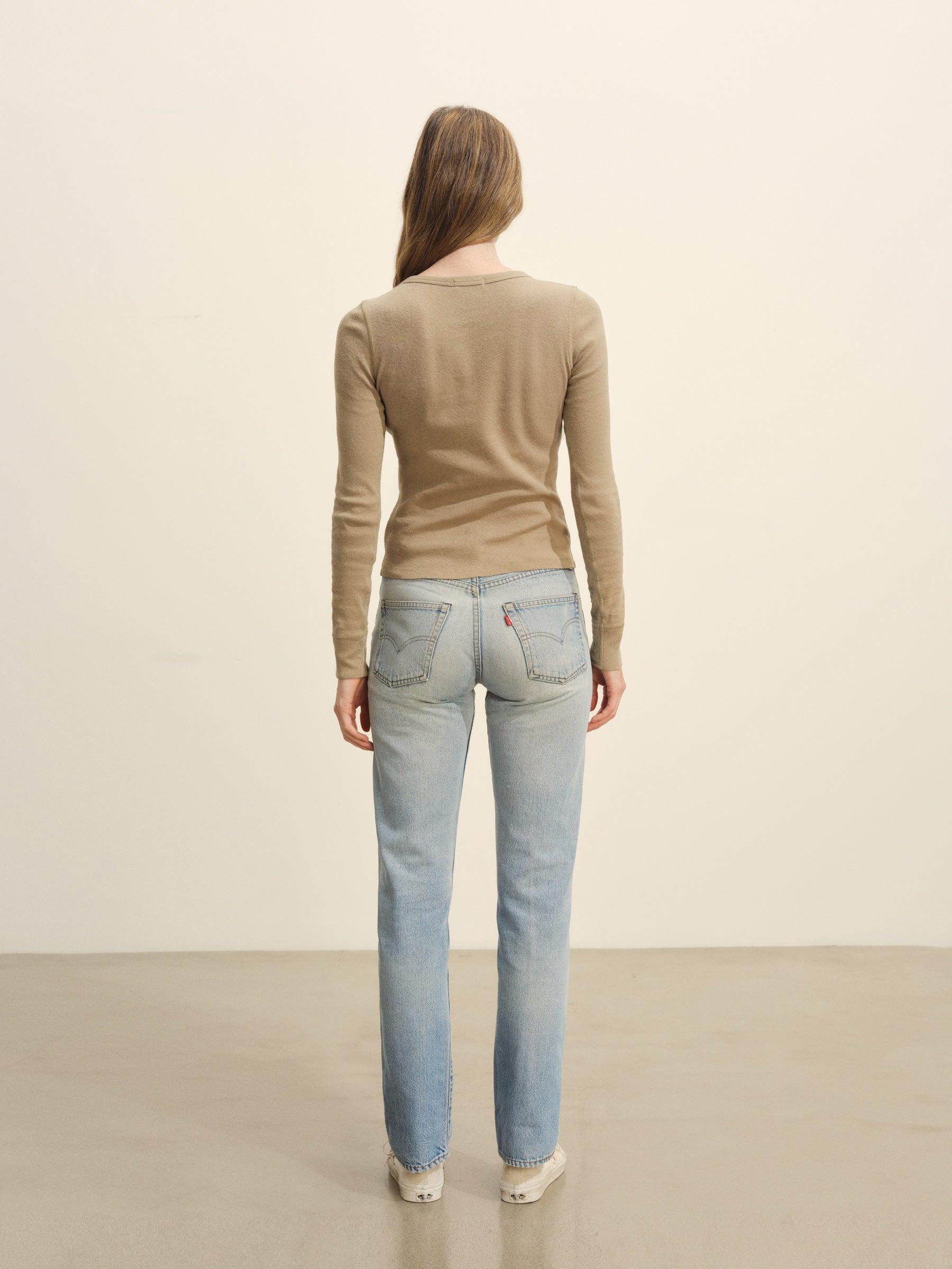 Driftwood Heirloom Rib L/S Crew Product Image