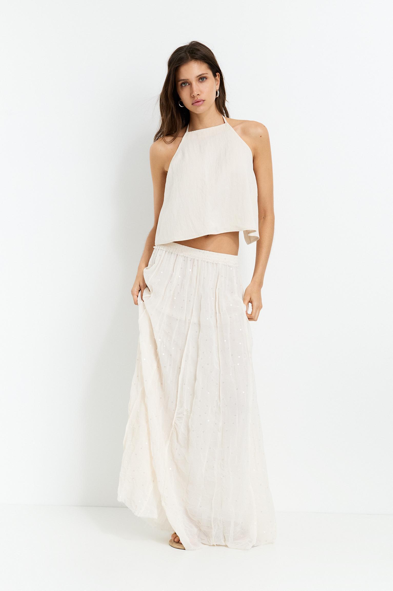 Flowing halter top Product Image
