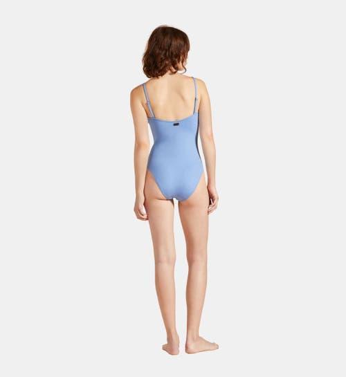 Solid Sculpt Bandeau One-Piece Swimsuit Product Image
