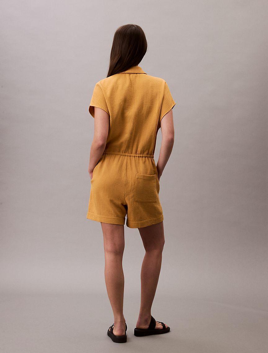 Cotton Viscose Gauze Romper Product Image