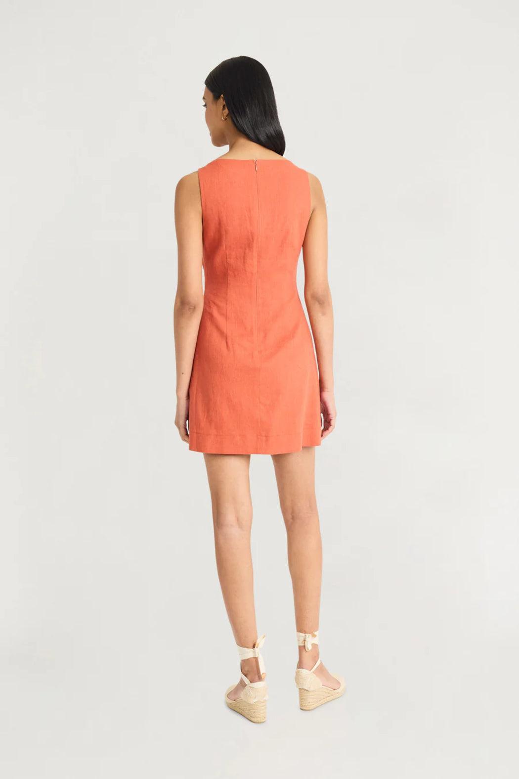 Sleeveless Square Neck Dress Product Image