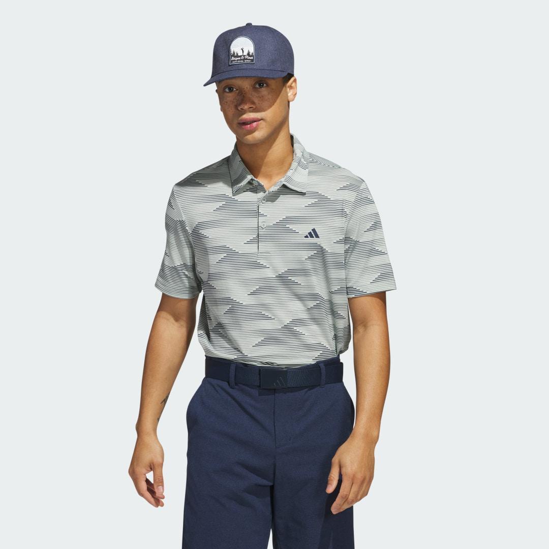 adidas Ultimate365 Speed Stripe Polo Shirt Collegiate Navy 2XL Mens Product Image