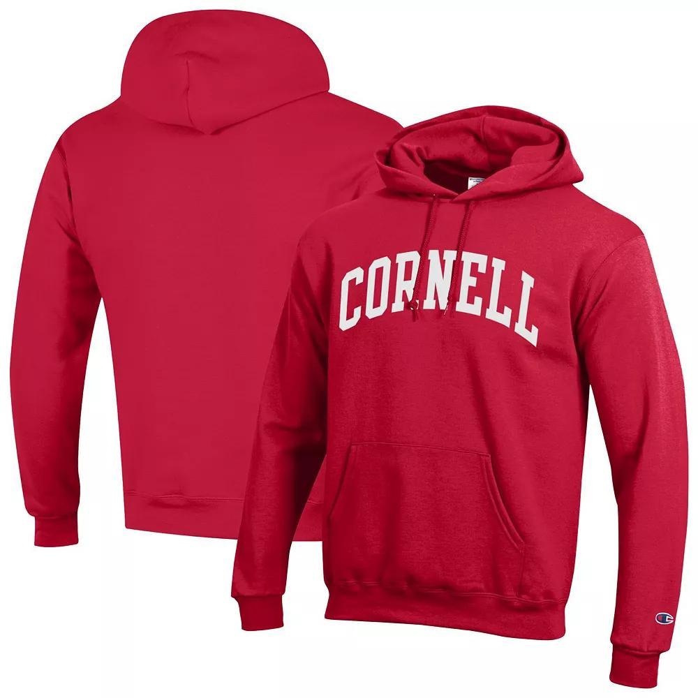 Men's Champion  Red Cornell Big Red Basic Arch Fleece Pullover Hoodie, Size: Medium, Nc2 Red Product Image