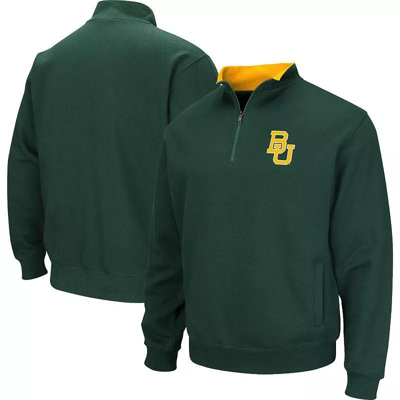 Men's Colosseum Green Baylor Bears Tortugas Quarter-Zip Sweatshirt, Size: 2XL, Bay Green Product Image