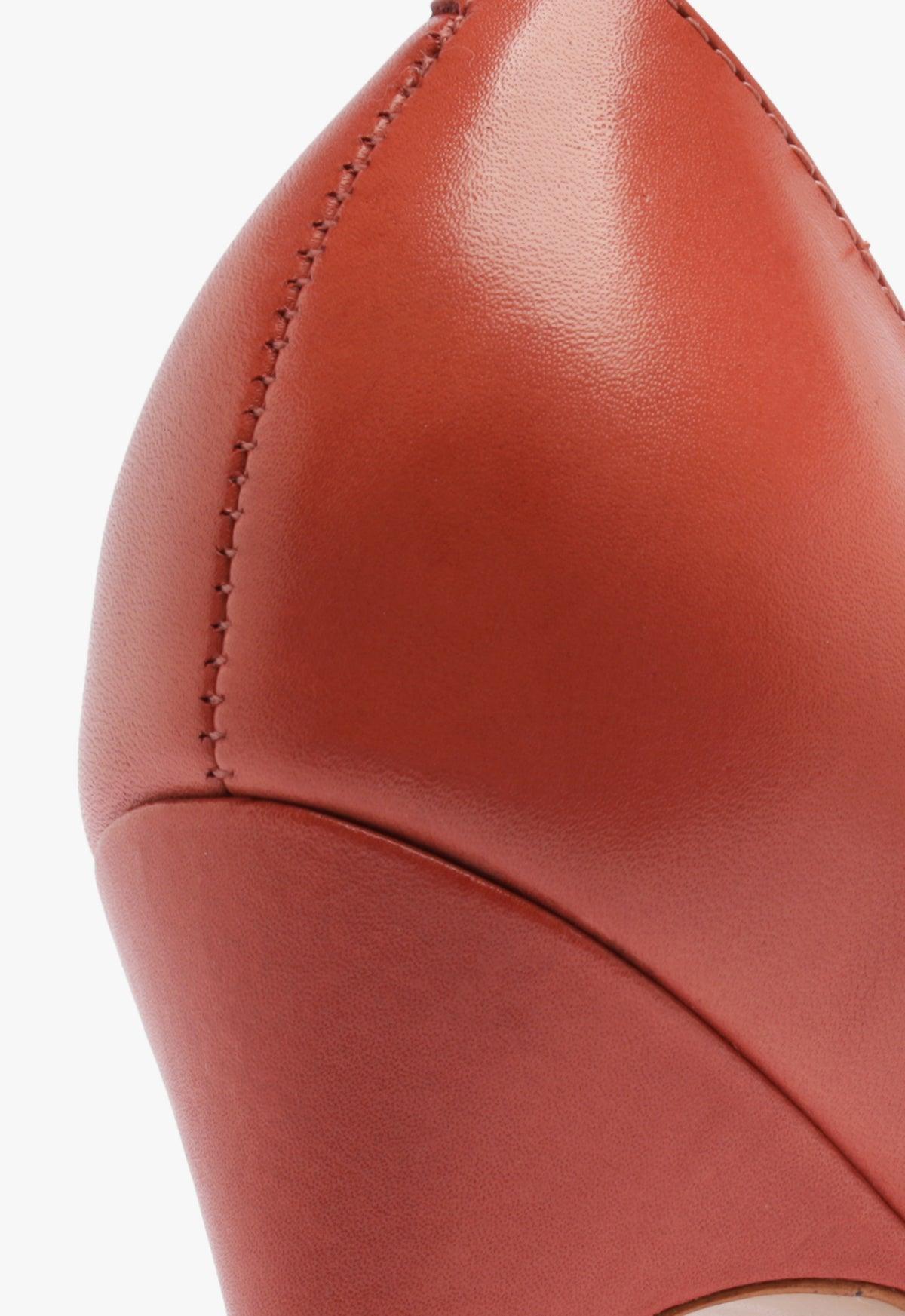 Lexi High Sculptural Red Pump Product Image