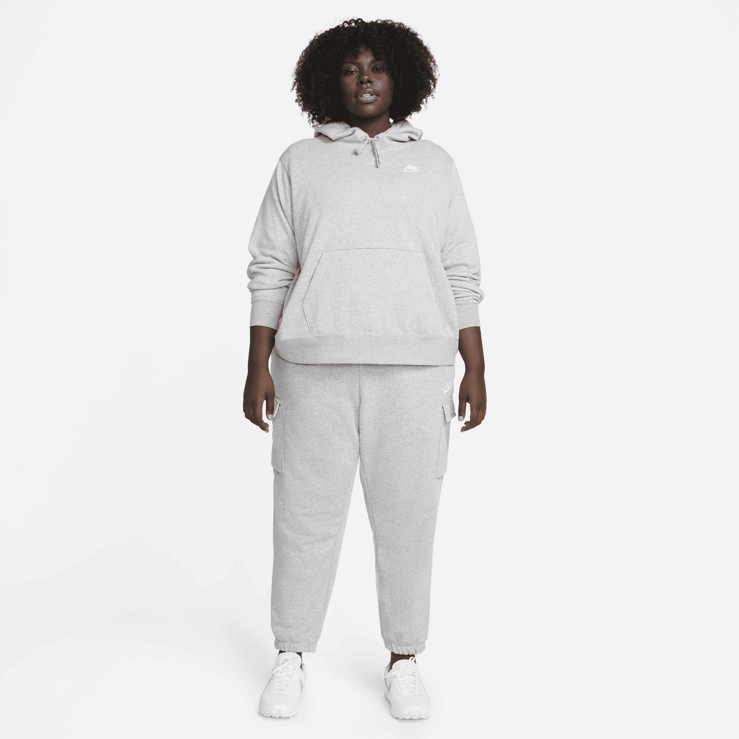 Plus Size Nike Sportswear Club Fleece Cargo Pants, Womens Gray Grey Product Image