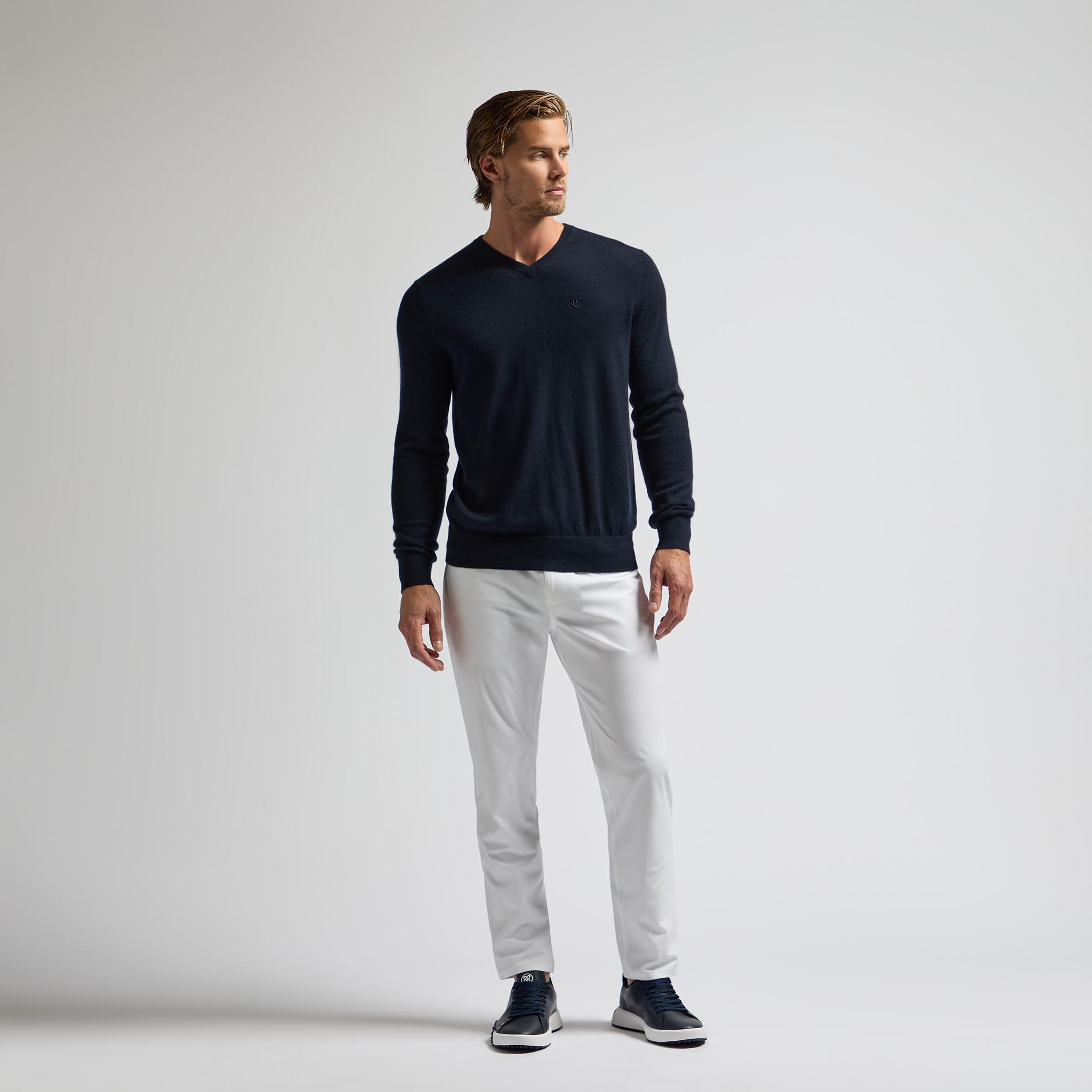 VERSE V NECK CASHMERE SWEATER Product Image