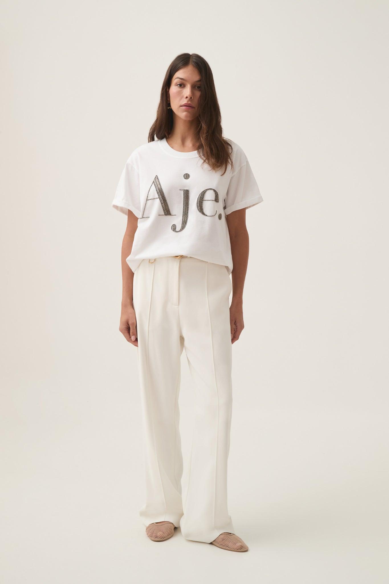 Glint Embellished Logo Tee Product Image