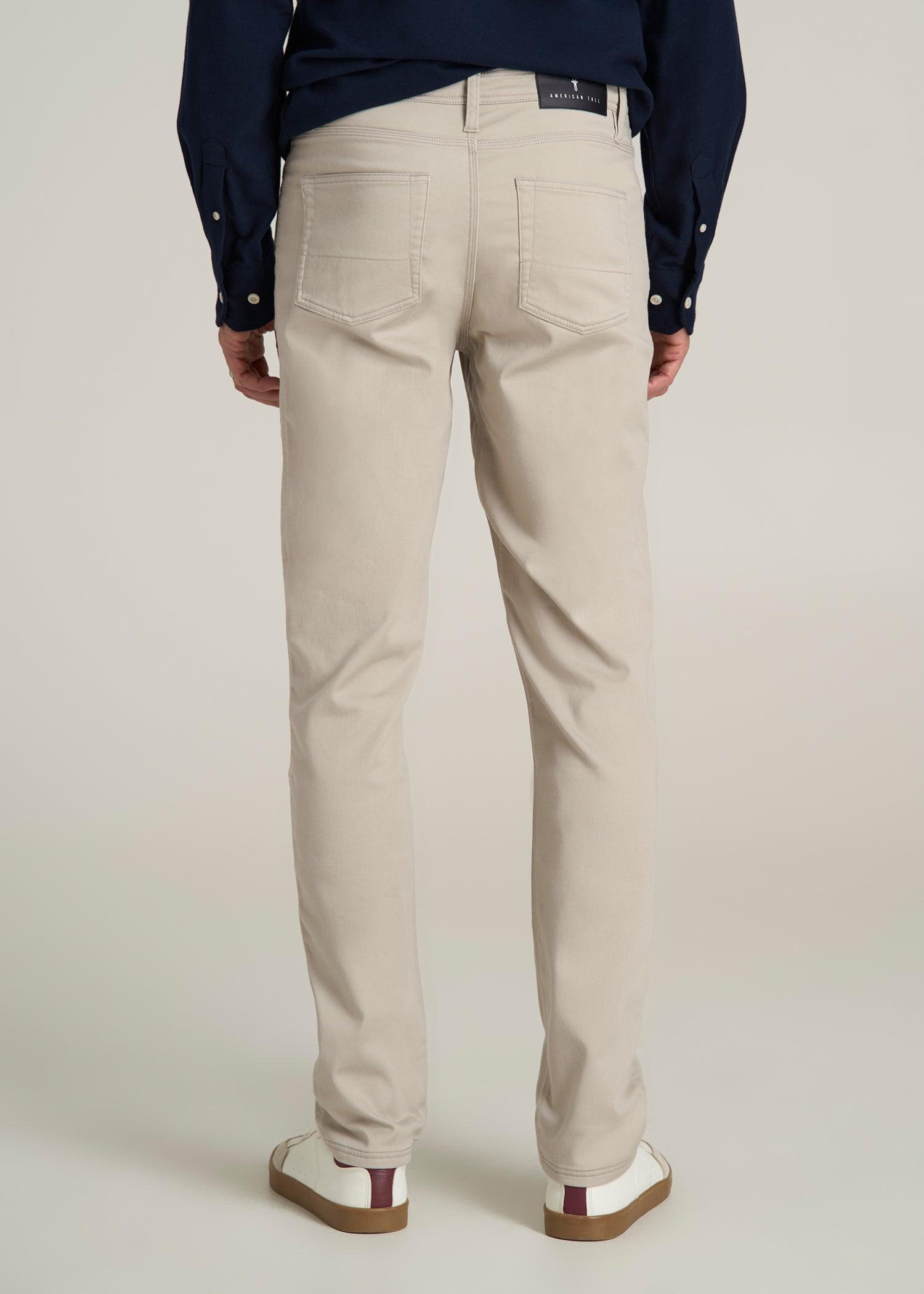 Everyday Comfort 5-Pocket TAPERED-FIT Pant for Tall Men in Stone Product Image