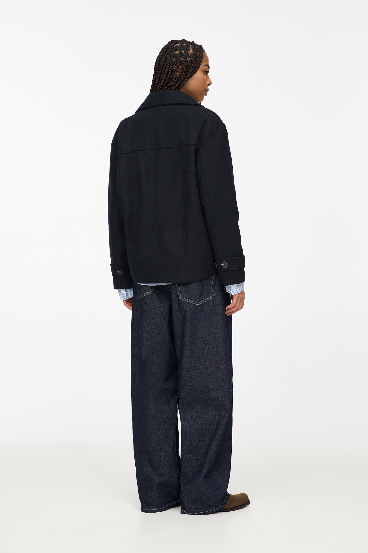 Short felt texture coat Product Image