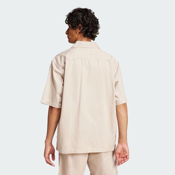 adidas Wabash Shirt Beige XS Mens Product Image