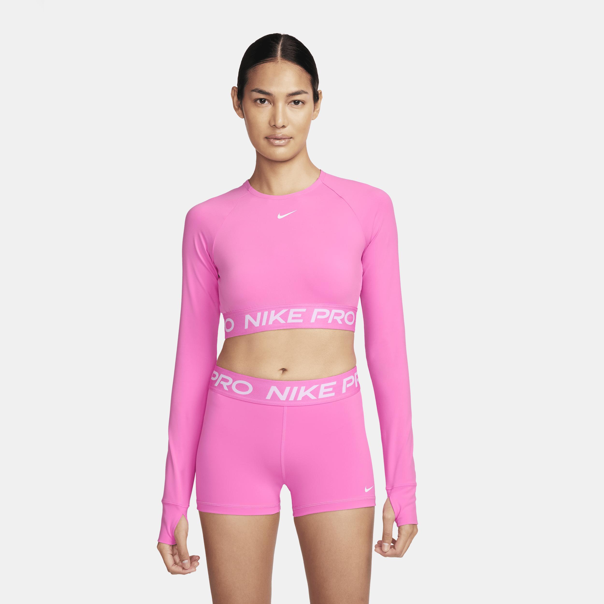 Nike Pro Women's Dri-FIT Cropped Long-Sleeve Top Product Image