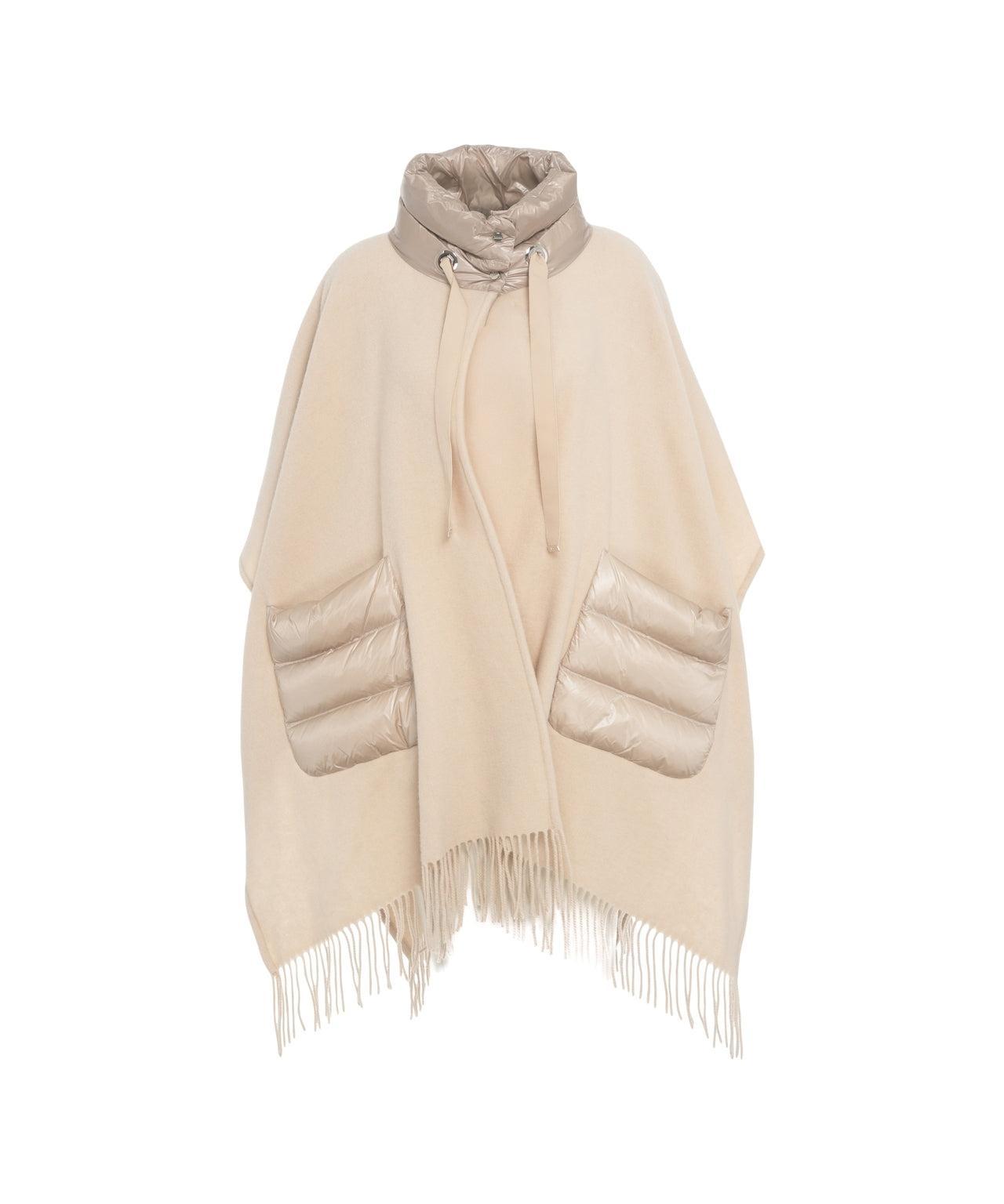 Cape with nylon details Product Image