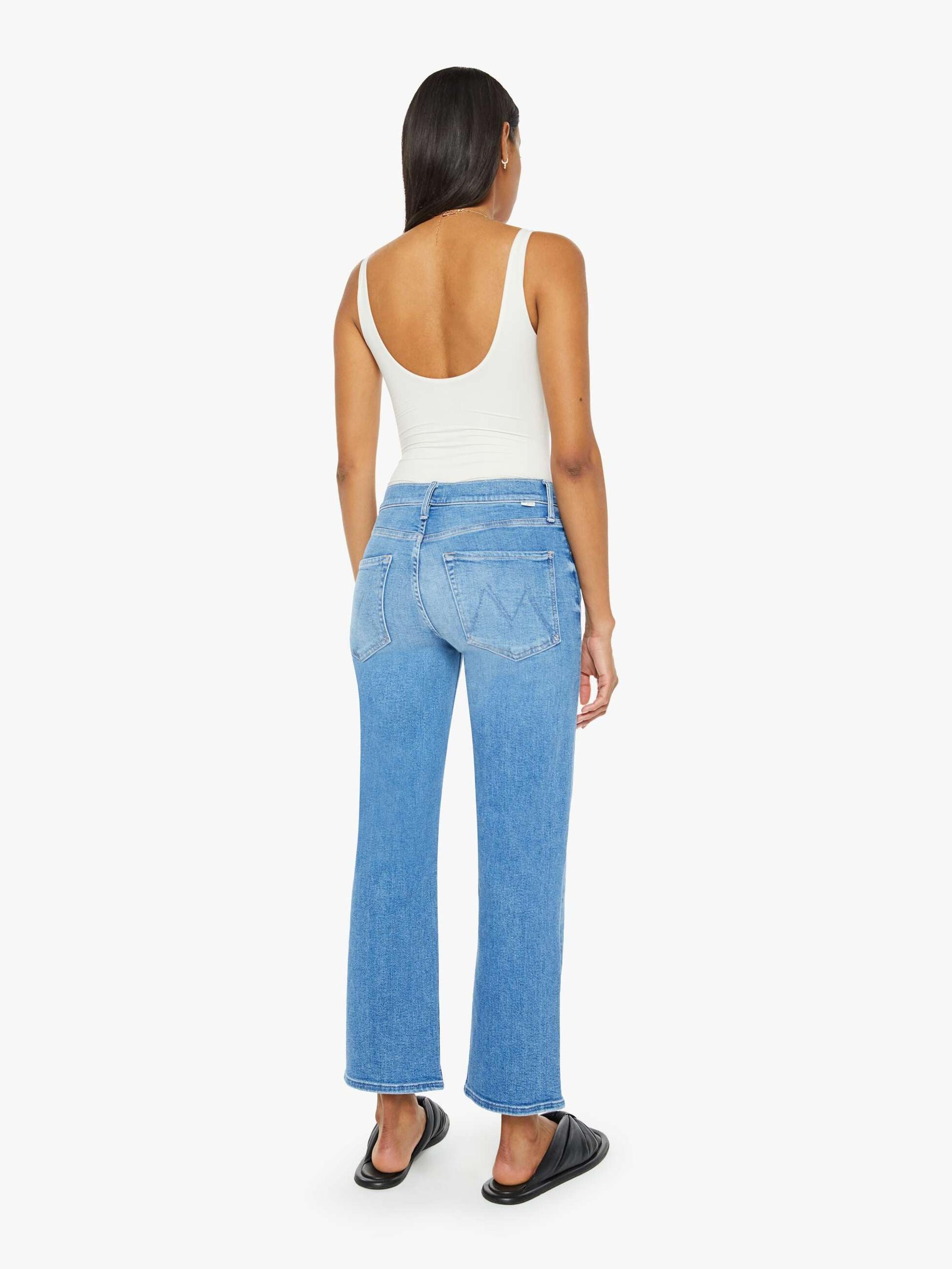 Mother Denim The Mid Rise Rambler Zip Ankle Product Image