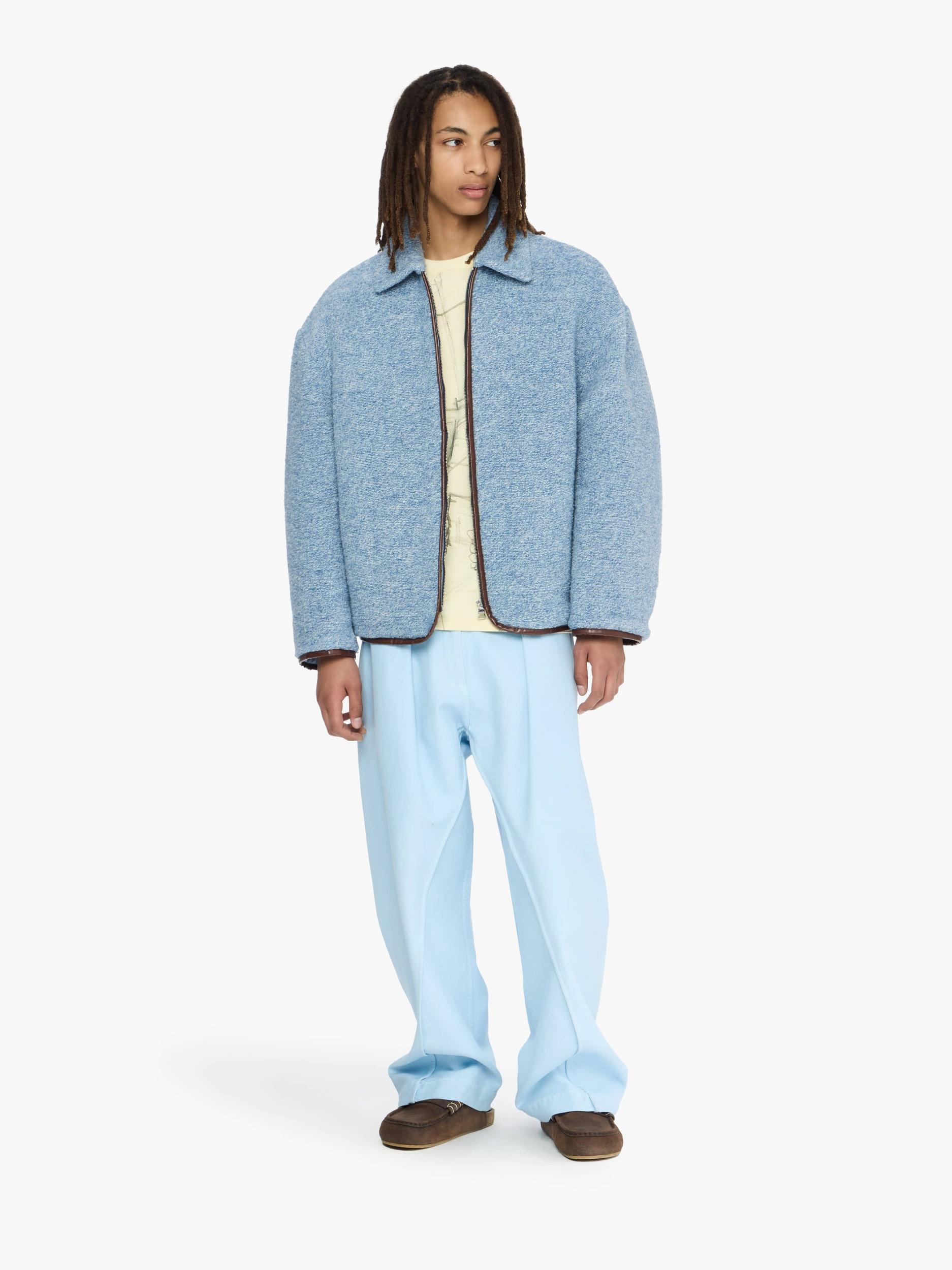 CONTRAST TRIM CASUAL JACKET Product Image