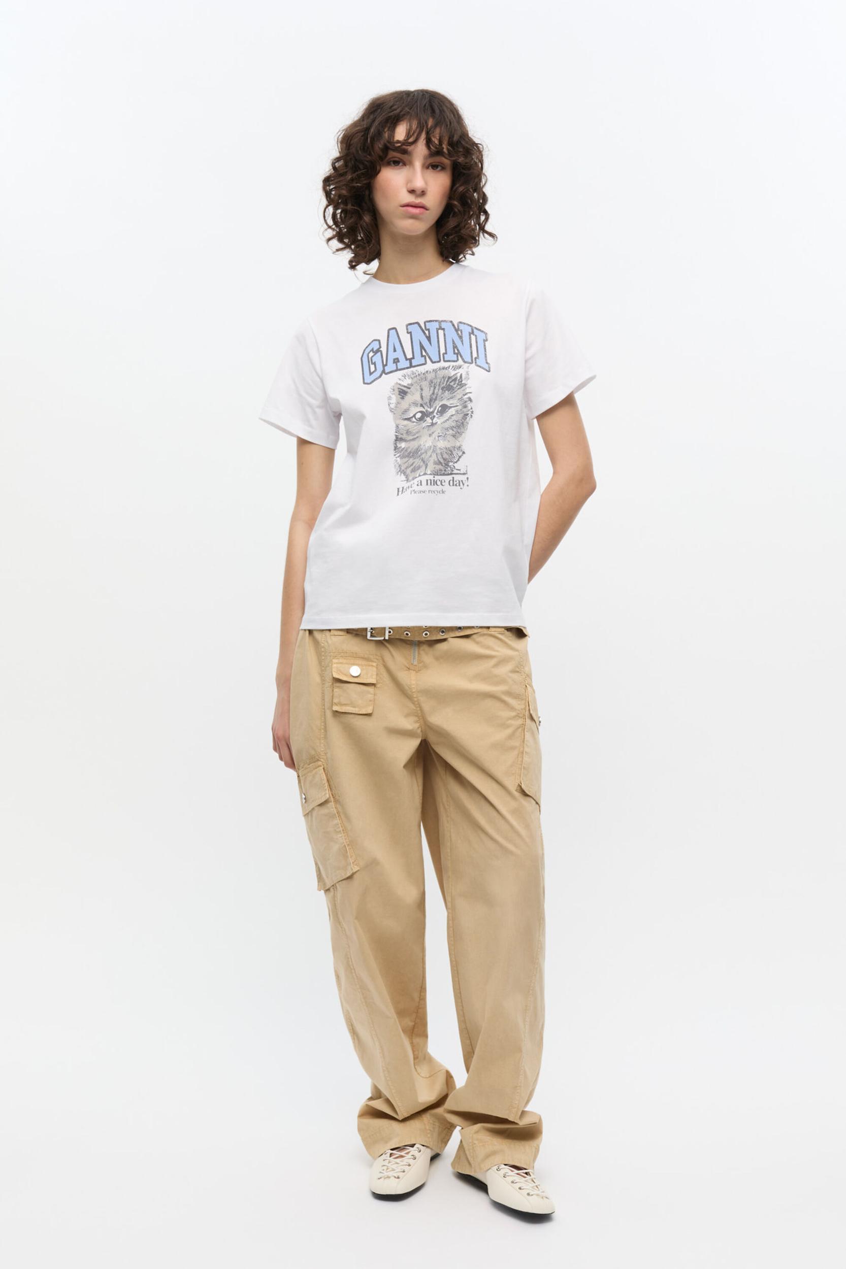 Washed Stretch Cotton Pocket Pants Product Image