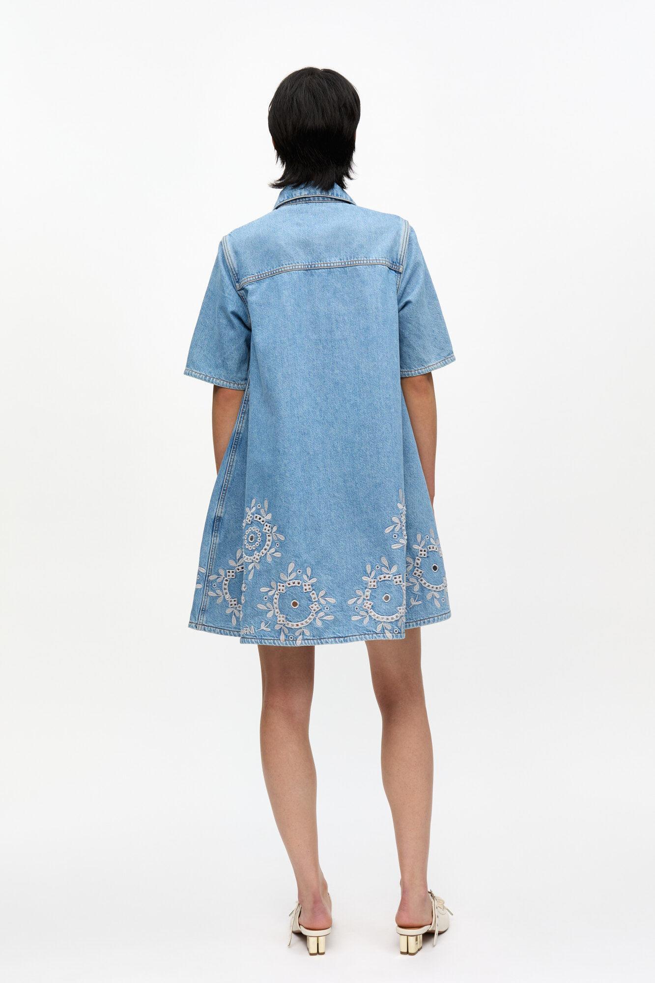 Broderie Anglaise Mini Dress Product Image