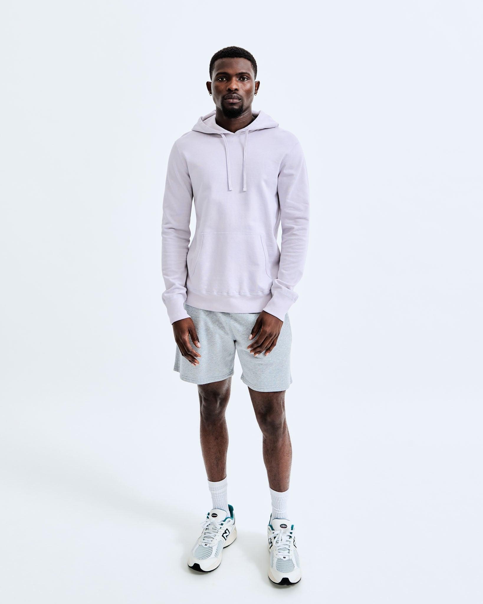 Lightweight Terry Slim Hoodie Male Product Image