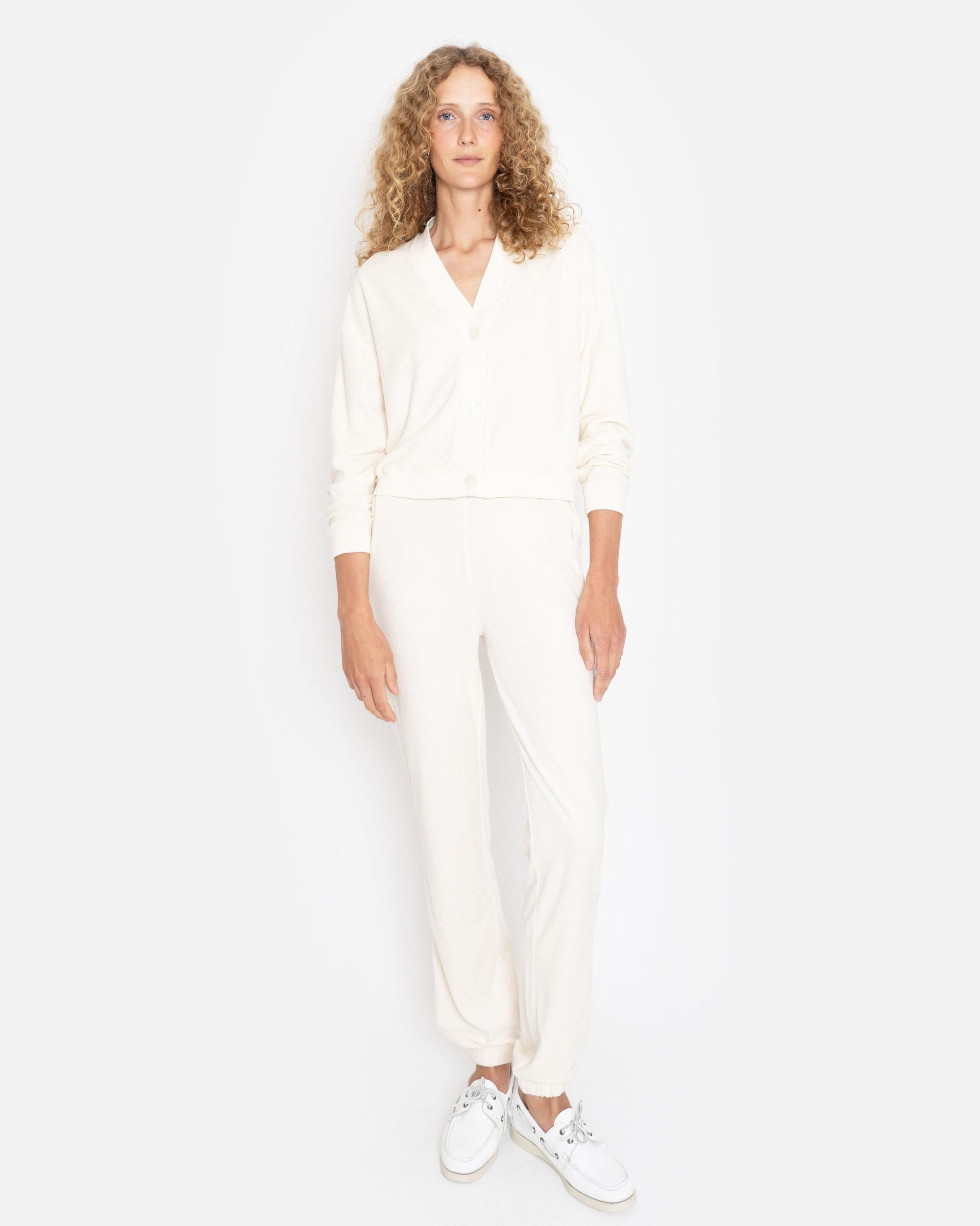 The Terry Sweatpants - Cream Female Product Image