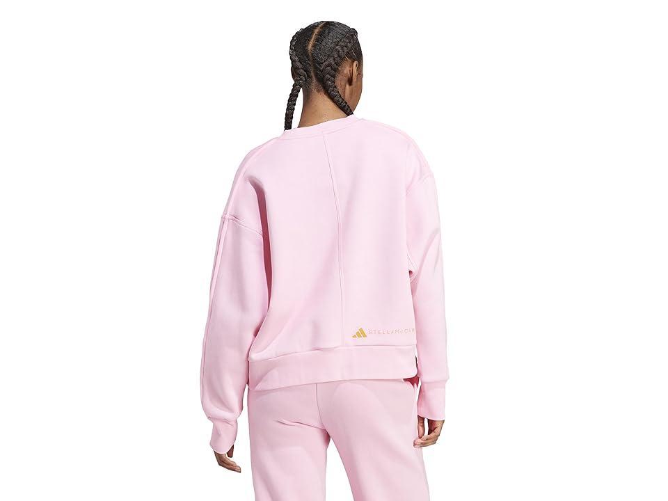 adidas by Stella McCartney Fleece Sweatshirt IN1331 (Semi Glow) Women's Sweatshirt Product Image