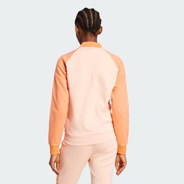 adidas Adicolor Classics SST Track Jacket Glow Pink XS Womens Product Image