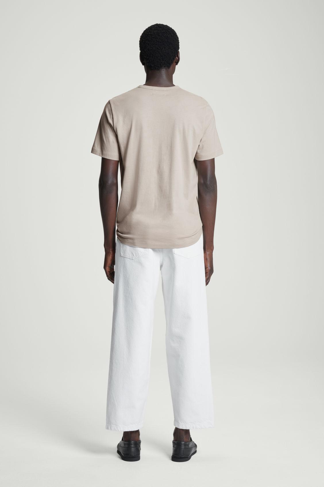 REGULAR LIGHTWEIGHT BRUSHED-COTTON T-SHIRT Product Image