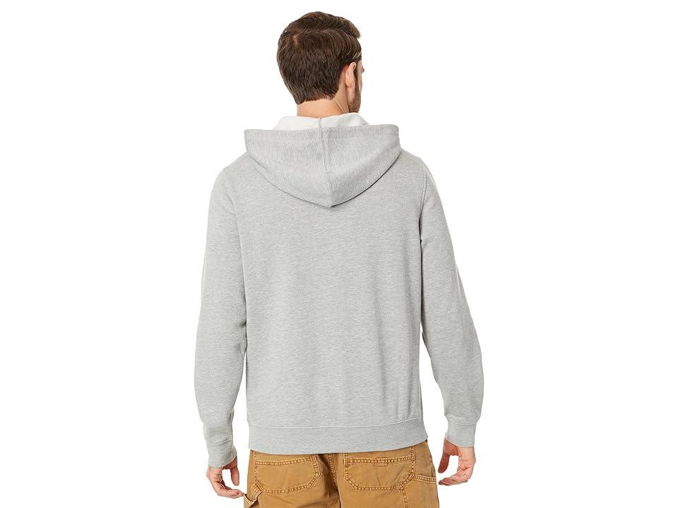 Hurley One Only Solid Fleece Pullover Hoodie (Dark Grey Heather) Men's Sweatshirt Product Image