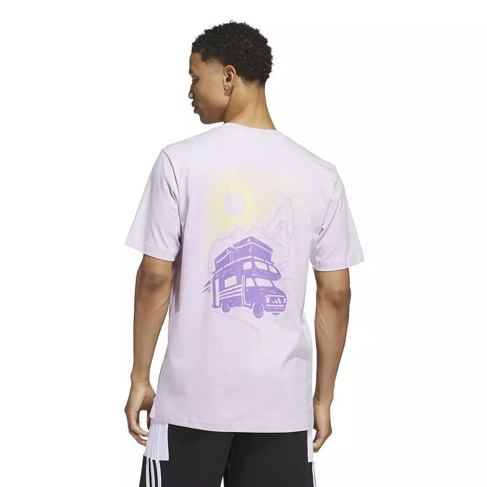 adidas Mens adidas Graphic Jet Set - Camper T-Shirt - Mens Product Image